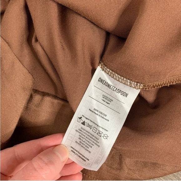 Revolve One Teaspoon Boy Bowie Blouse Top Off the Shoulder Flare Long Sleeve 2XS - Picture 5 of 11